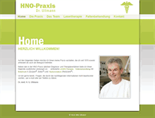 Tablet Screenshot of hno-ullmann.de